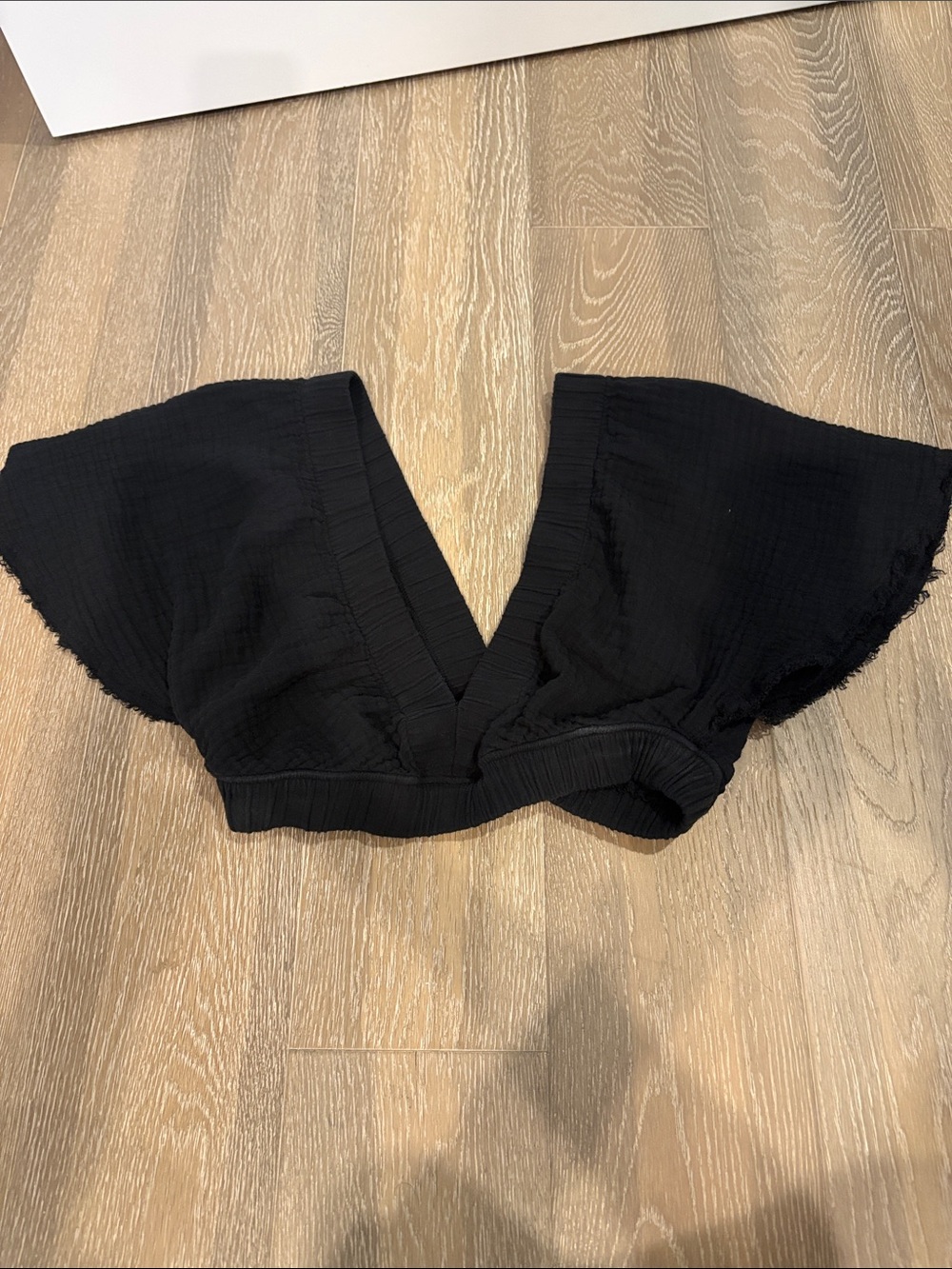 Aerie cropped bathing suit top coverup